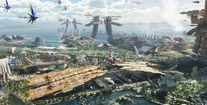 Illustration for article titled New gorgeous Guardians of the Galaxy concept art revealed